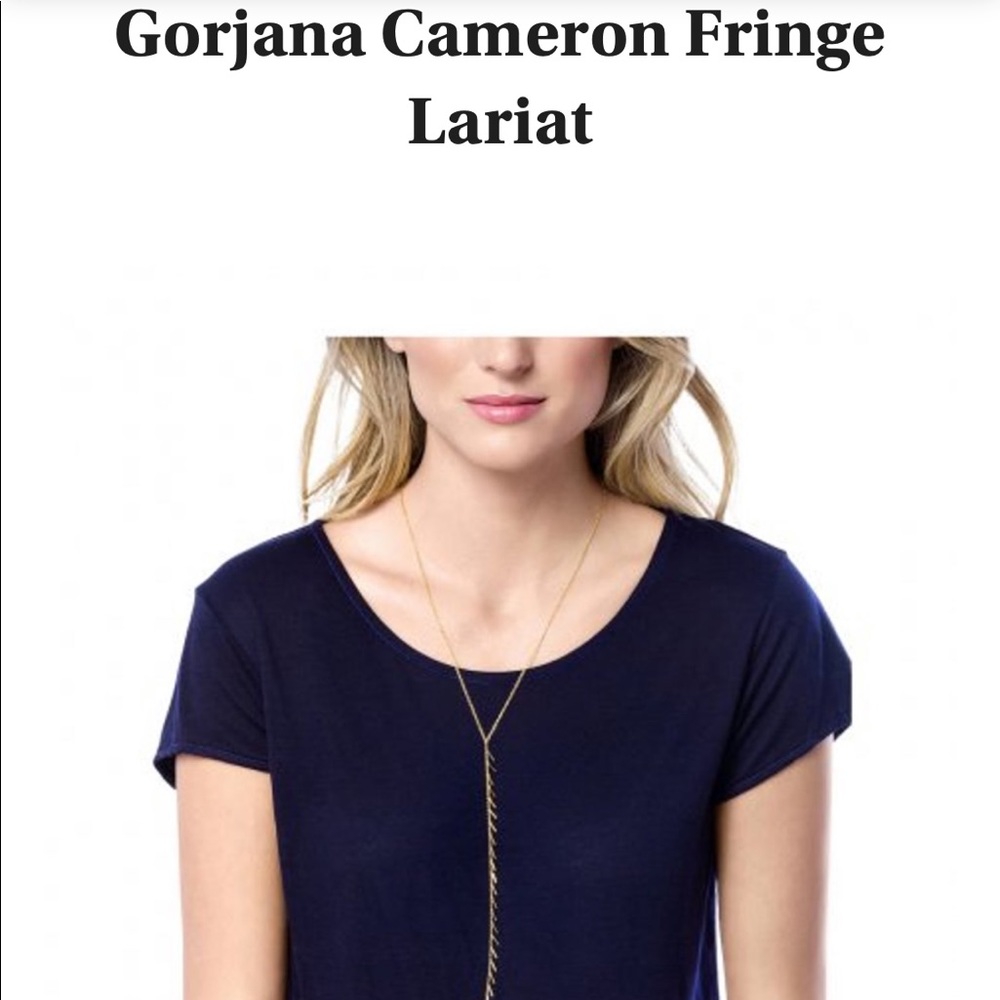 Gorjana Fringe Lariat Necklace